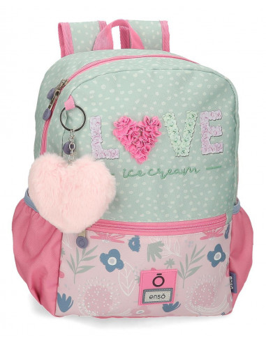 MOCHILA 32CM.ENSO LOVE ICE CREAM